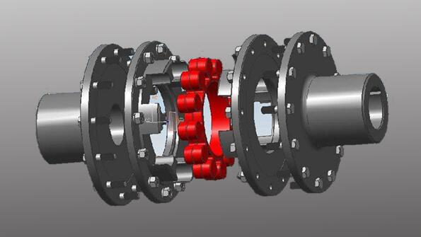 LMS(原MLS)型雙法蘭型梅花形彈性聯軸器(GB5272-2002替代GB5272-85)